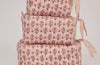 Organic Cotton Toiletry Bag (Small) - Ditsy Floral Blush