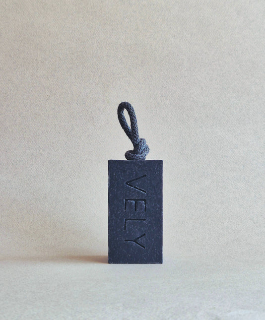 Natural Handmade Soap On A Rope “Black Rose"