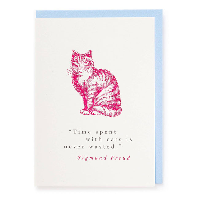Time Spent With Cats | Letterpress Cards | Large Cards