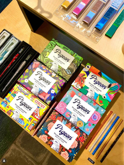 Wonderfully Wild Pigeon, Nature-inspired Folding Letters