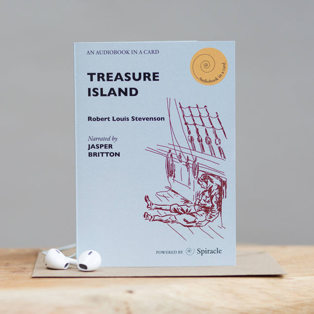 Audiobook in a Card: Treasure Island