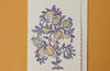 Hand Block Printed Greeting Card - GC Anaar Lavender