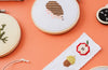 Autumn/Halloween Counted Cross Stitch Bookmark Kit