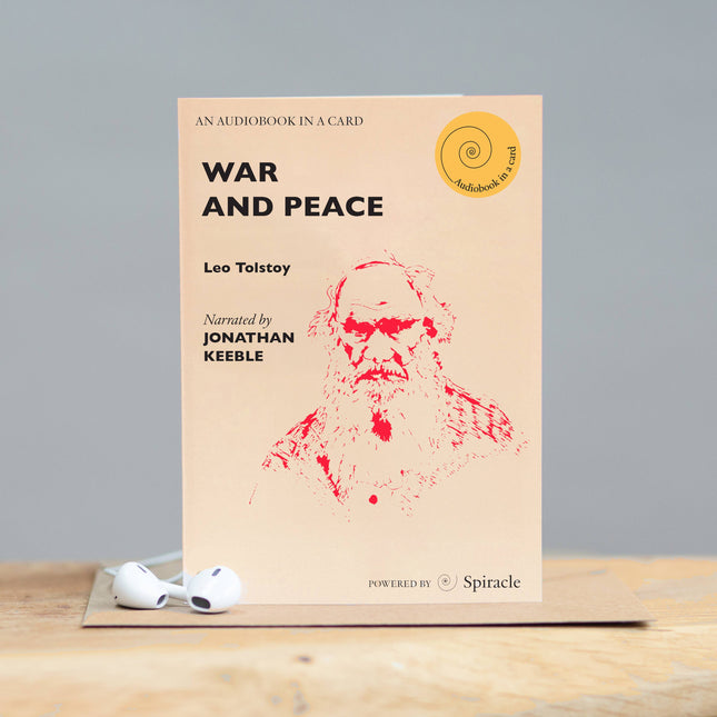 Audiobook in a Card: War and Peace