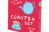 Funny Gift - Pack of 4 Coasters by David Shrigley