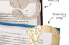 Curled Up Corners Bookmark