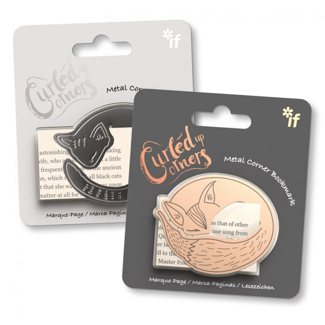 Curled Up Corners Bookmark