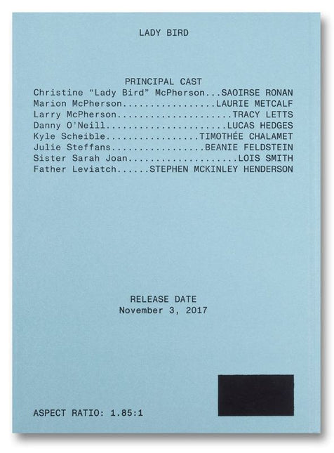 A24 Lady Bird Screenplay Book