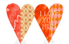 Hadley I Love You Mum Heart Card