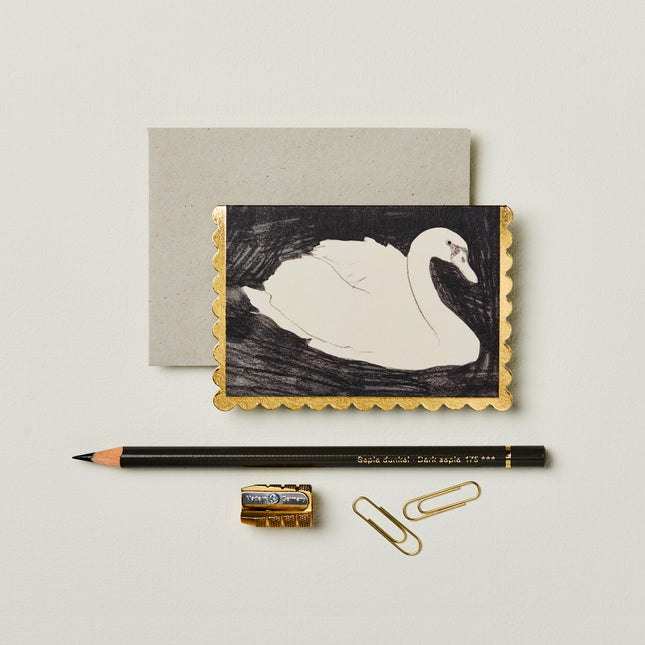 Wanderlust Swan Mini A7 Card