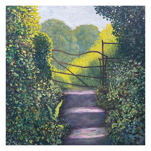John Austin Wrought Iron Gate Card