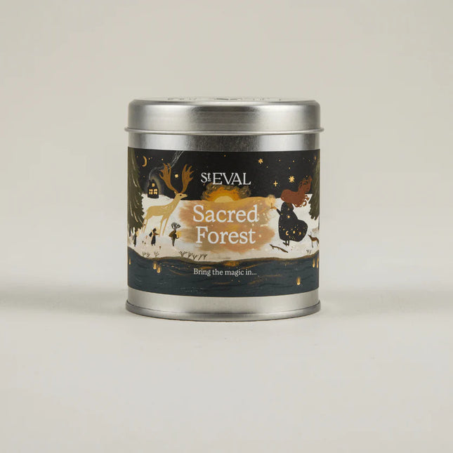 St Eval Sacred Forest Scented Tin Candle