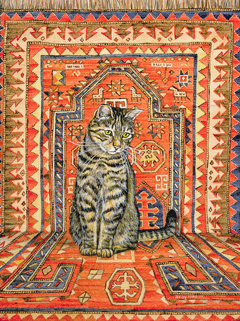 Orwell Press The Carpet-Cat Card