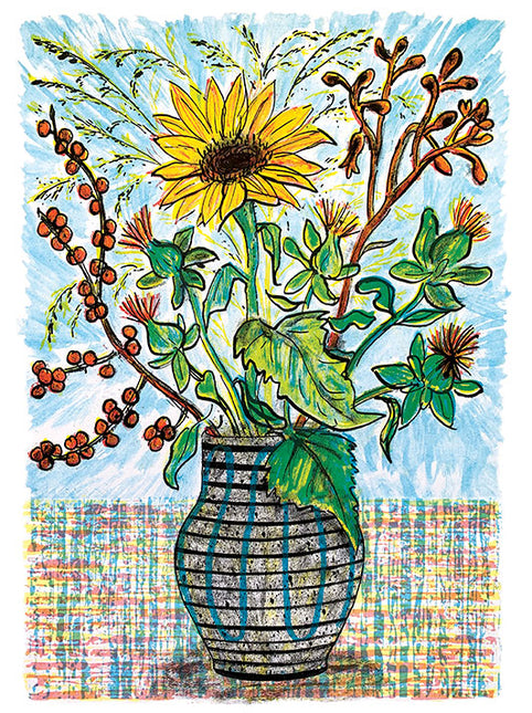 Orwell Press Sunflower Card