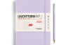 Leuchtturm1917 A5 Hardcover Weekly Planner and Notebook 2025 Lilac